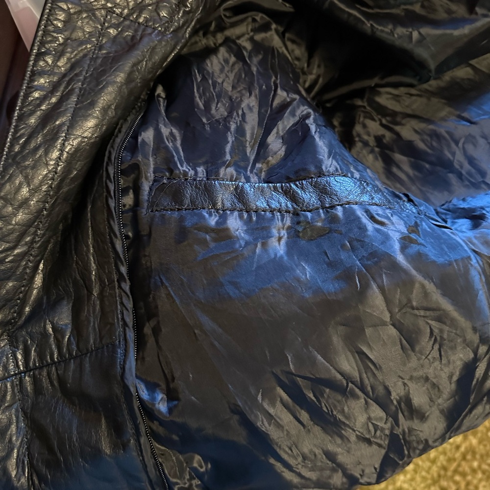 Black and Tan Leather Performance Jacket - Picture 13 of 16